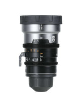 SIRUI 1.5x T1.9 IronStar Series Anamorphic Full Frame Cine Lens side view with focus markings.