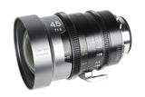 SIRUI 1.5x T1.9 IronStar Series Anamorphic Full Frame Cine Lens angled view with focus markings and T1.9 aperture