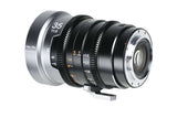 SIRUI 1.5x T1.9 IronStar Series Anamorphic Full Frame Cine Lens shown from the side view.
