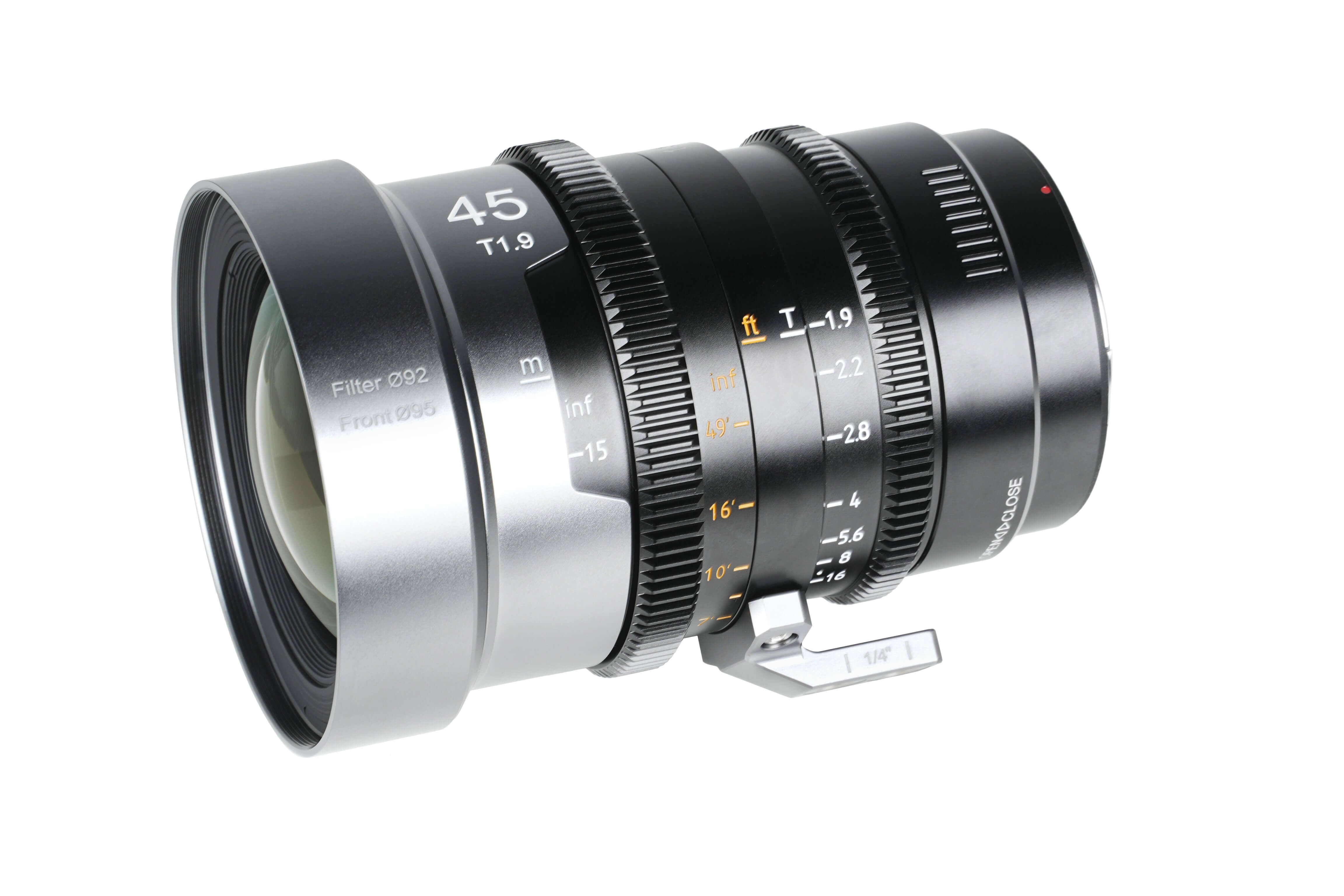SIRUI 1.5x T1.9 IronStar Series Anamorphic Full Frame Cine Lens with T1.9 aperture and PL/EF mount.