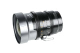 SIRUI 1.5x T1.9 IronStar Series Anamorphic Full Frame Cine Lens side view showcasing design and specifications.