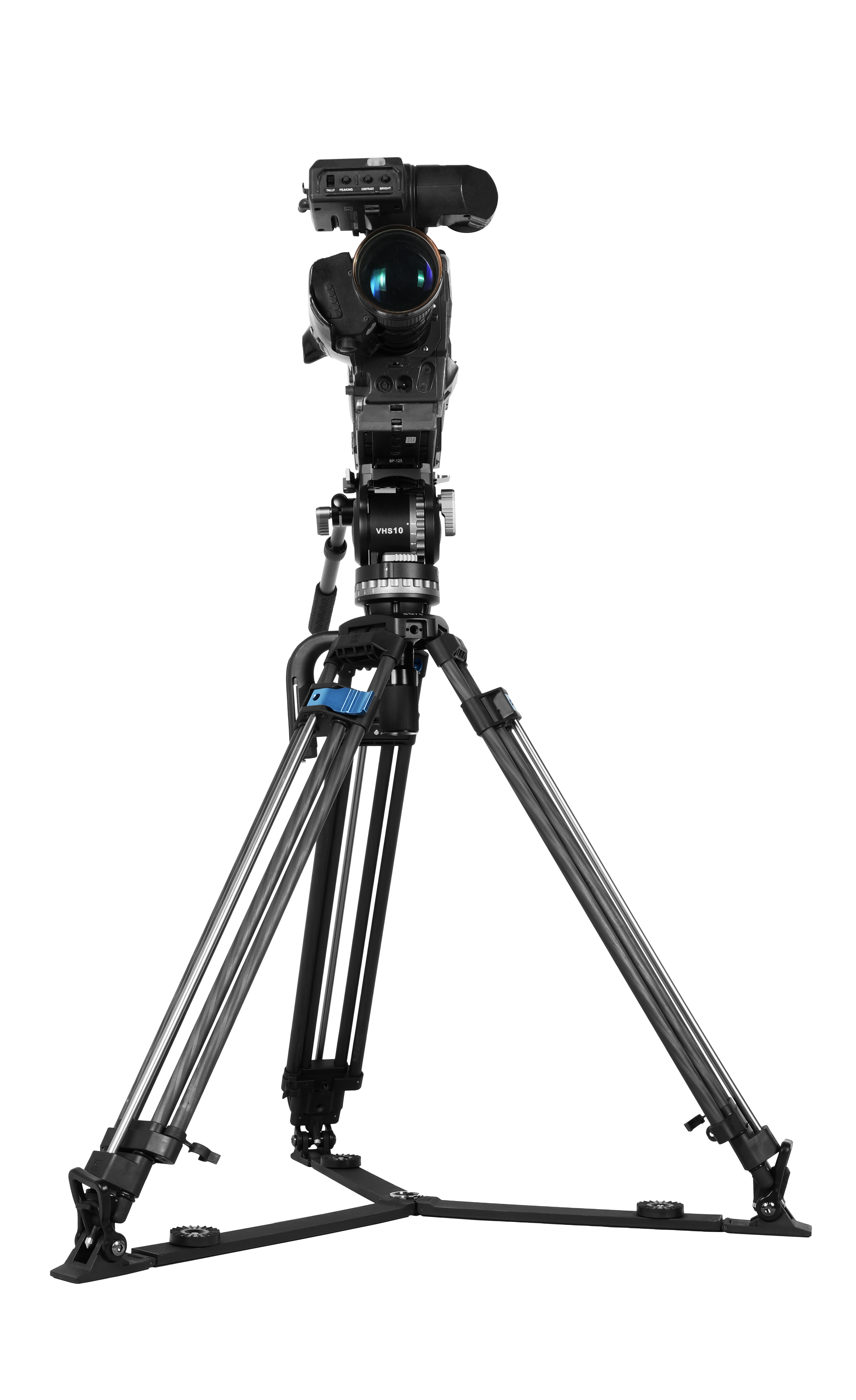 SIRUI SQ75 Rapid System Heavy Duty kulfiber videostativsæt med VHS-10 professionelt fluidhoved