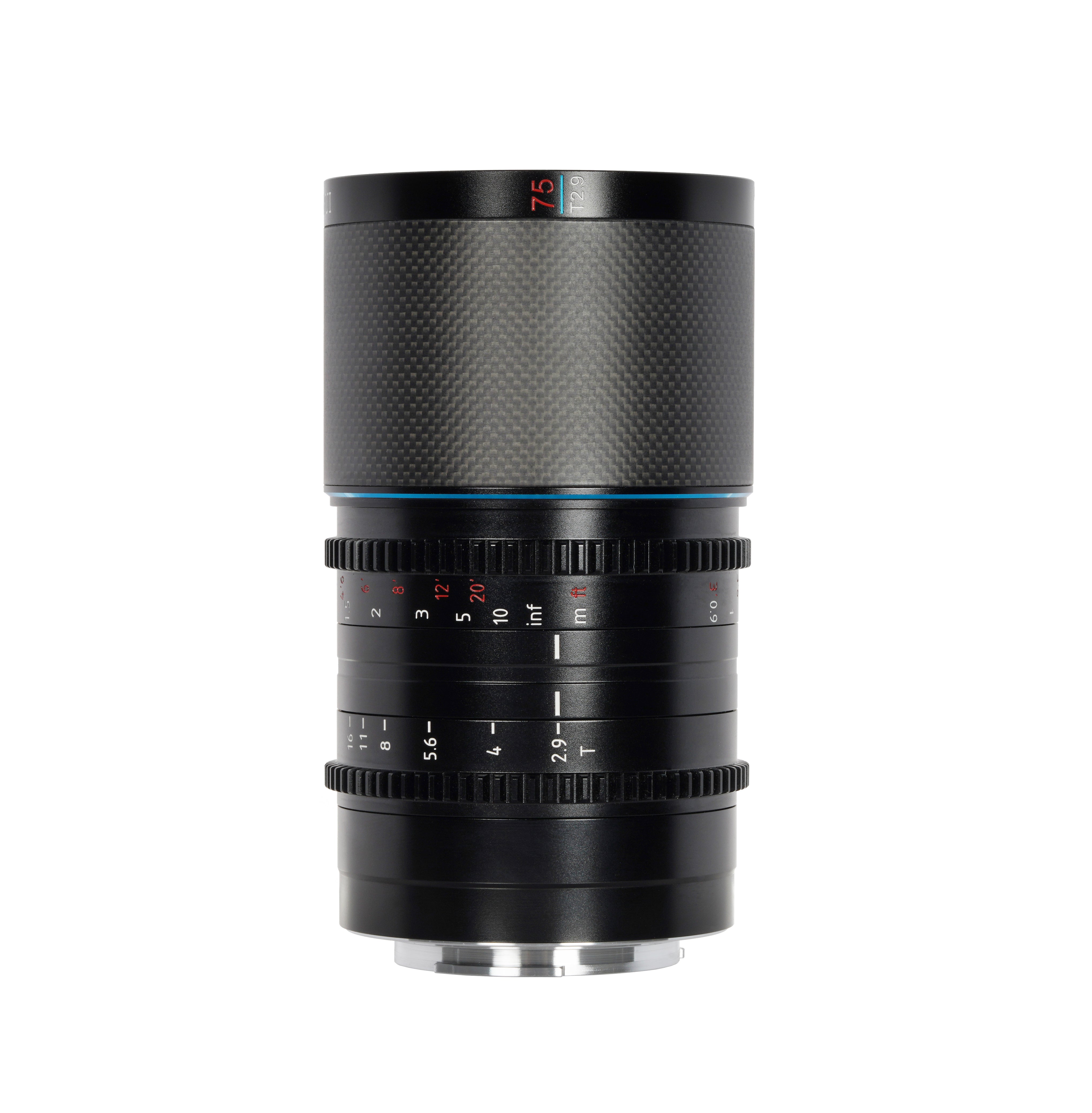 Объектив SIRUI Saturn 35/50/75 мм T2.9 1.6x анаморфный карбоновый для полнокадровой камеры