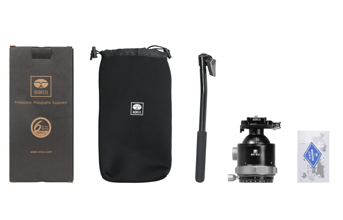 SIRUI BH-60 Integrated 2-in-1 Ball & Fluid Head for Photo & Video