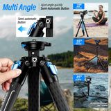 SIRUI AM-124 Carbon Fiber Tripod with AM-5VX Fluid Head