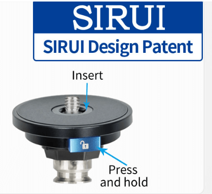 Aubaine : Quick release mounting Plate for P-325/424FS/L chez SIRUI