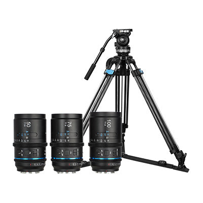 SIRUI Astra Anamorphic Cine Lens + SQ75 Rapid System With VHS-10 Professional Fluid Head