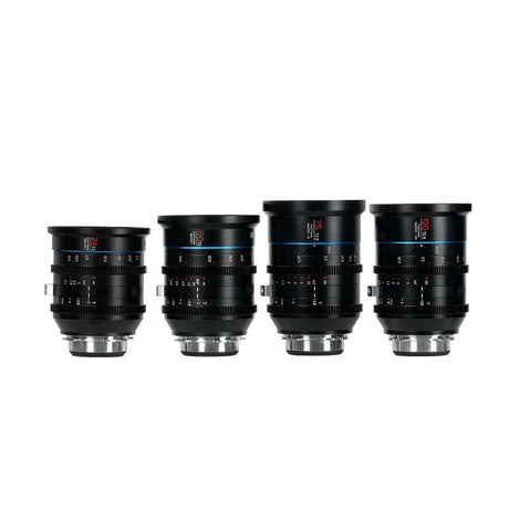 SIRUI Jupiter Series Full-Frame Macro Cine Lens T2.8 75/100mm - Macro cine lens set including multiple focal lengths.