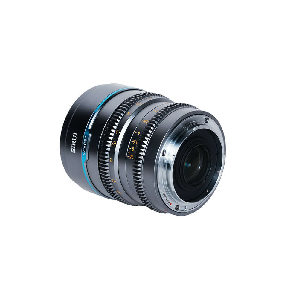 SIRUI Night Walker Manual Focus Cine Lens Set, 24mm, 35mm, 55mm, T1.2 Large Aperture S35 Frame Prime Lens For E Mount Cameras, FX30, ZV-E10, A6400, A6700 (MS-3SEG, Metal Grey