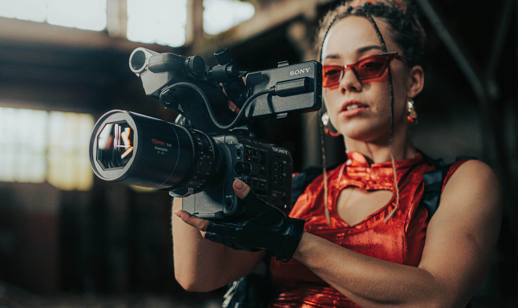 SIRUI Venus T2.9 1.6× Anamorphic RF セット Sirui T2.9 1.6x Full-Frame Anamorphic 4-Lens Set VENUS SET A-E