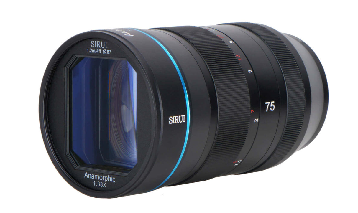 B Ware SIRUI 75mm F1.8 1.33X APS-C Anamorphic Lens