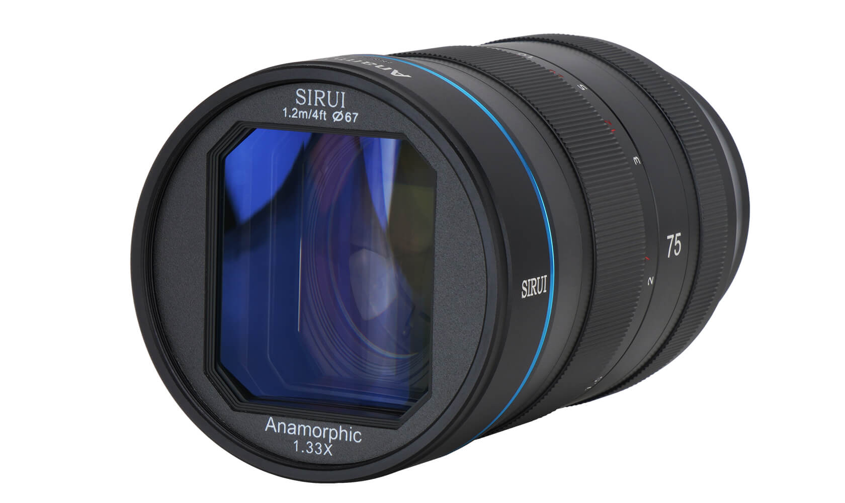SIRUI 75mm F1.8 1.33X APS-C Anamorphic Lens