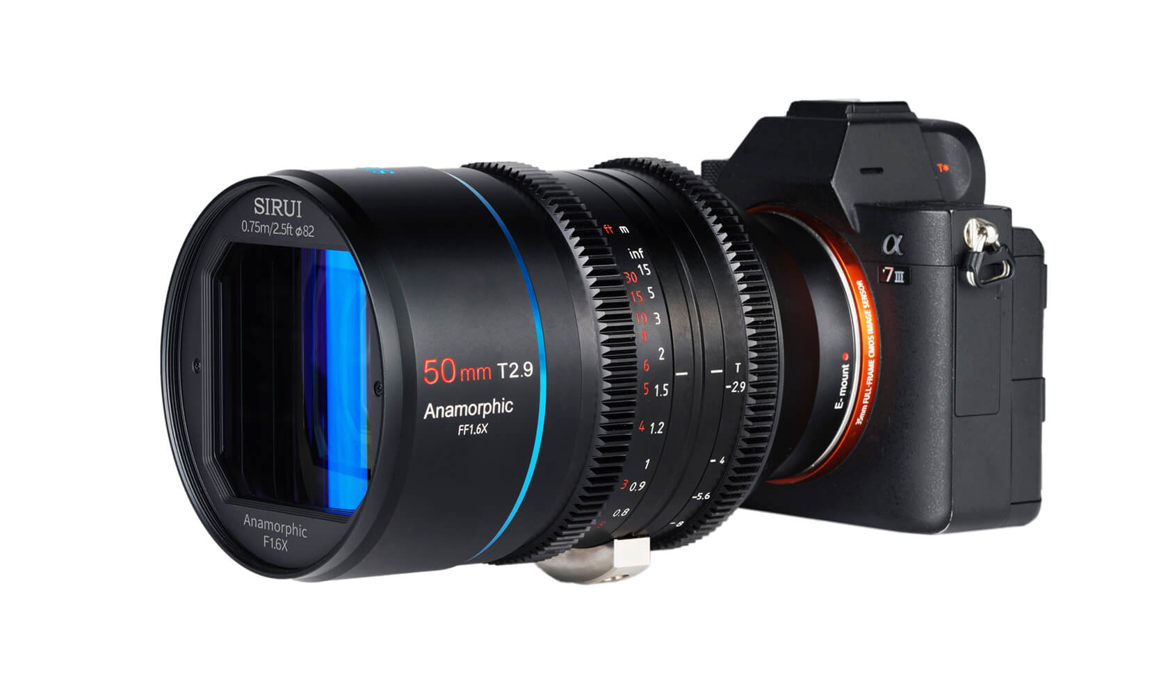 B ware SIRUI 50mm T2.9 1.6x Full-Frame Anamorphic Lens – SIRUI