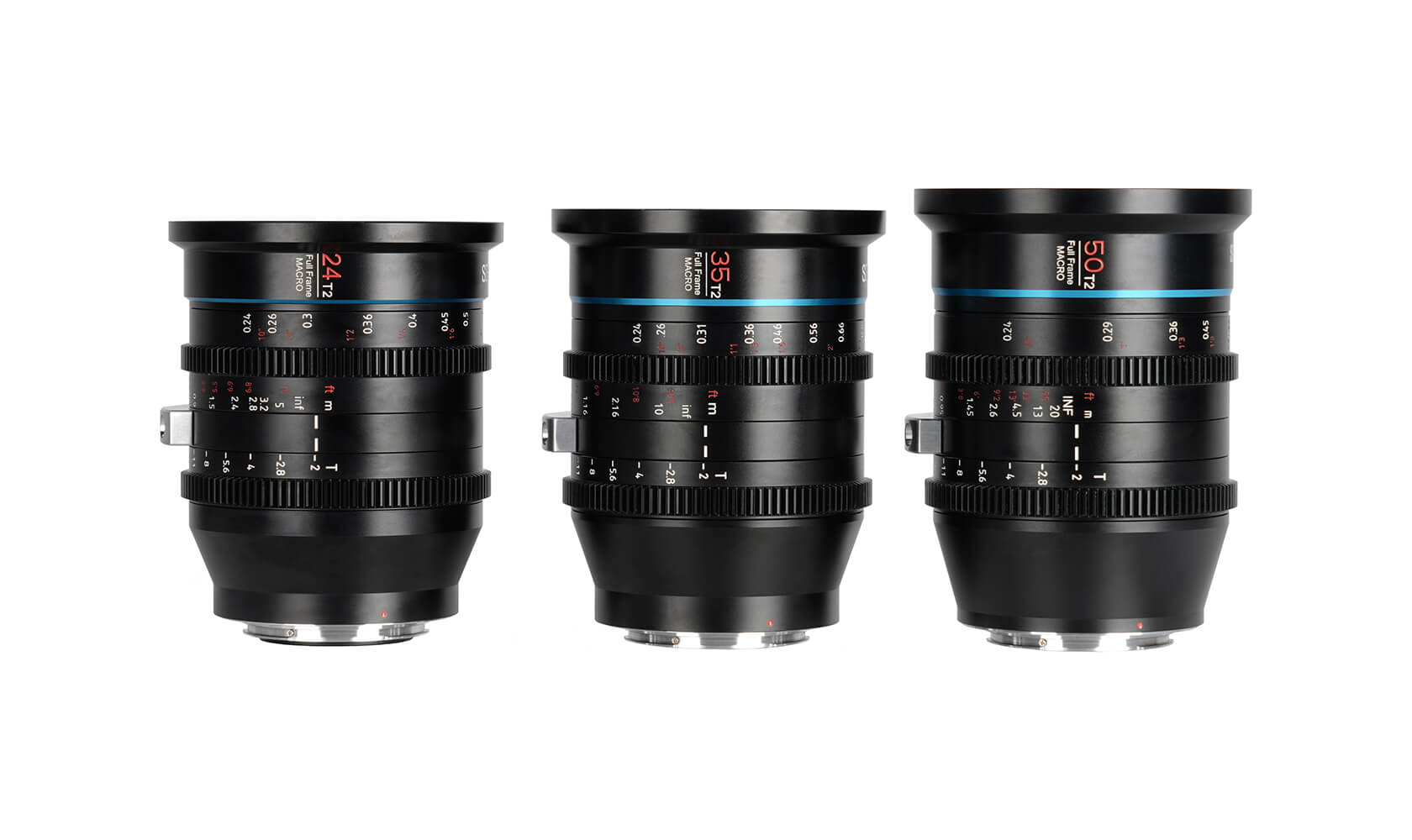 SIRUI Jupiter Full-frame Macro Cine Lenses T2 24mm/35mm/50mm