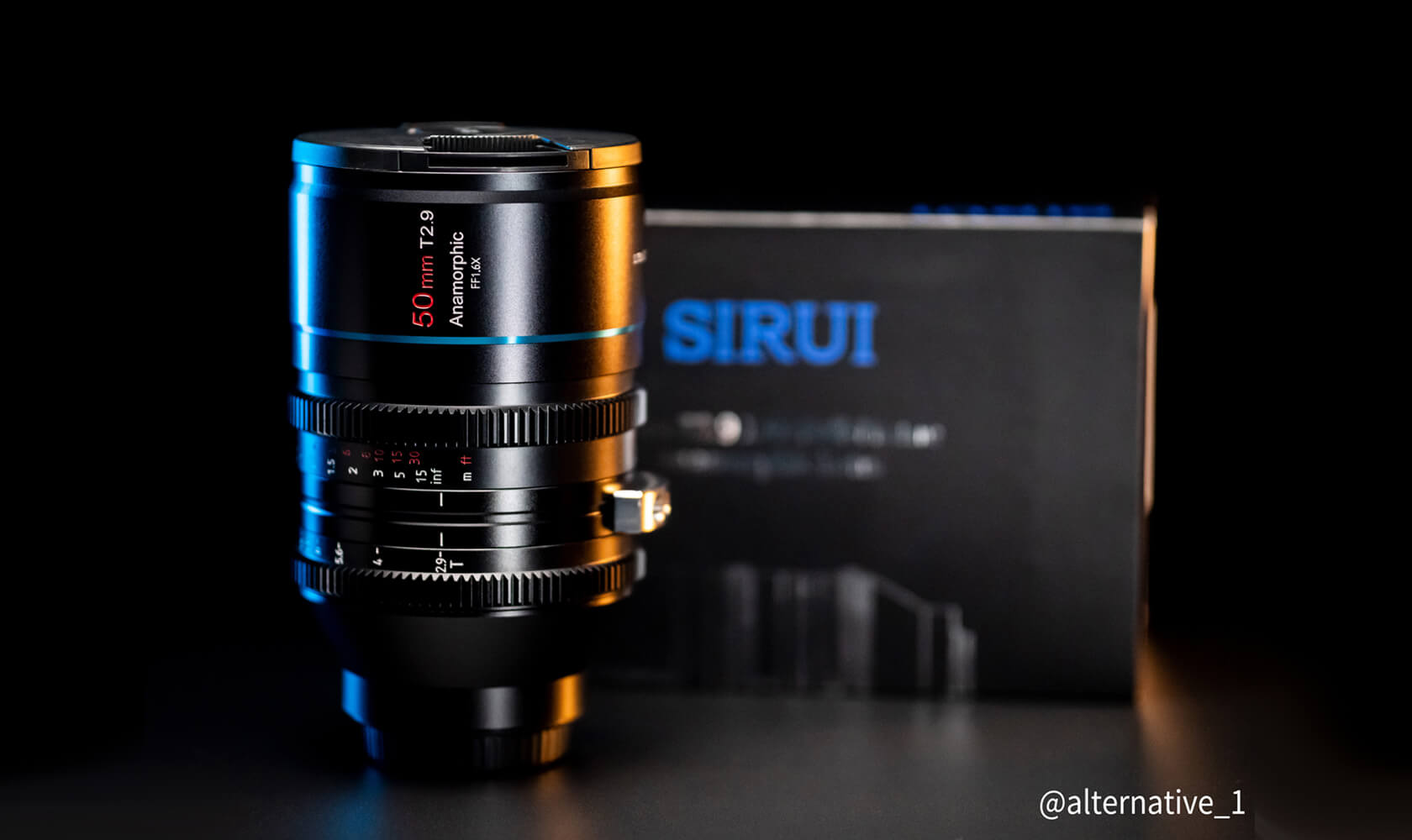 SIRUI Venus 50mm T2.9 1.6x Full-Frame Anamorphic Lens – SIRUI