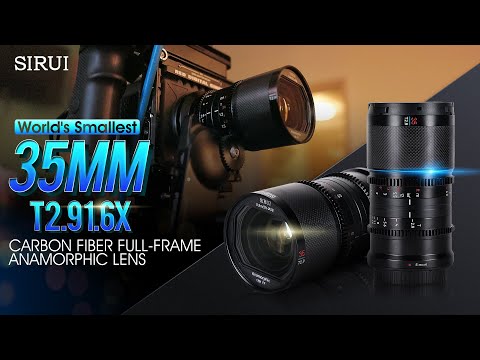 sirui 35mm full frame anamorphic lenses